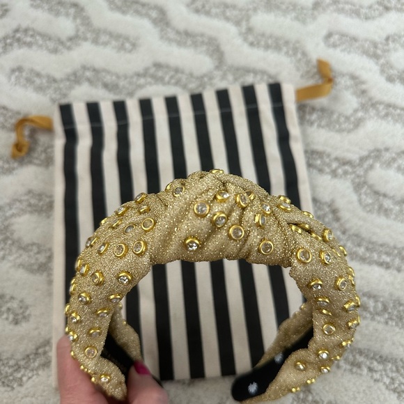 Lele Sadoughi x J Crew Gold Embellished Headband - Picture 2 of 4